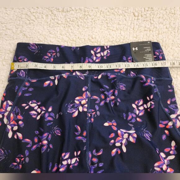 Women's Under Armour HeatGear® Printed No-Slip Waistband Ankle Leggings 2X 3X Ne - Picture 7 of 13